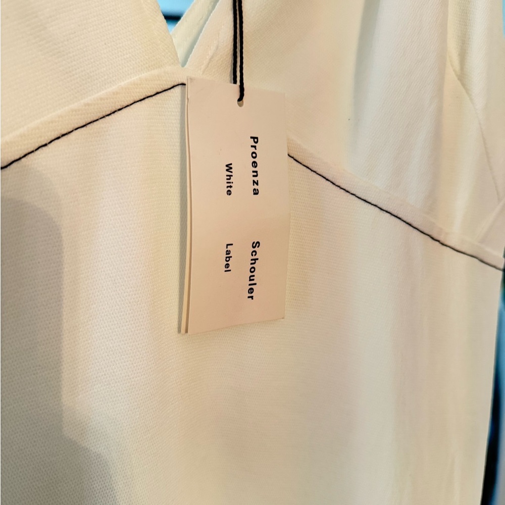 NWT 💛◻️Proenza Schouler LLC ◻️💛 crêpe color, Block pleated Dress👗 women’s 8 - Picture 4 of 7